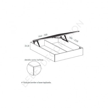 Cama Ingletada 348 Elevable Cama Ingletada 348 Elevable