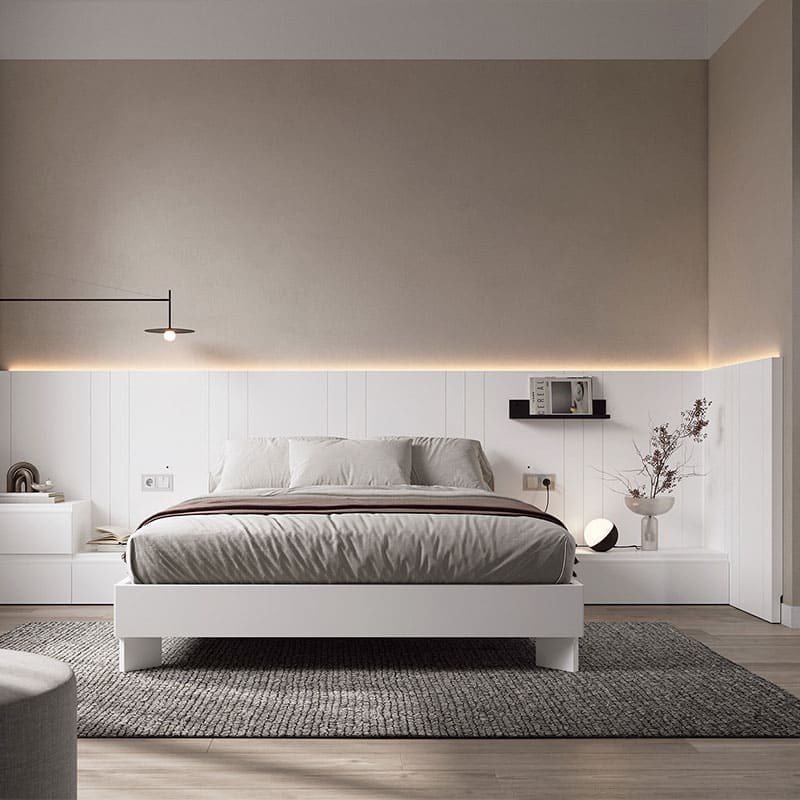 Cama Ingletada Pata diagonal