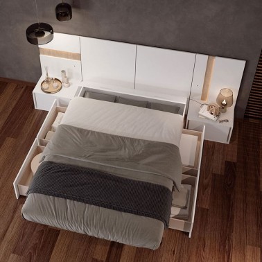 Cama con arcon y cajones Muss