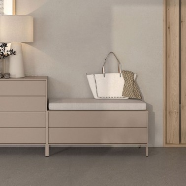 Mesita Natur dos cajones