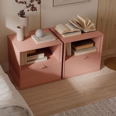 Mesita Natur cajon y hueco