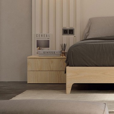 Mesita Muss dos cajones