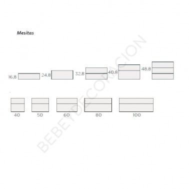 Mesita Front un cajon