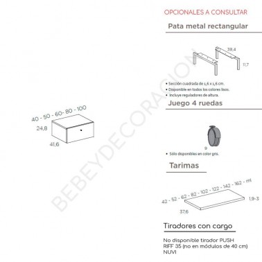 Mesita Front un cajon