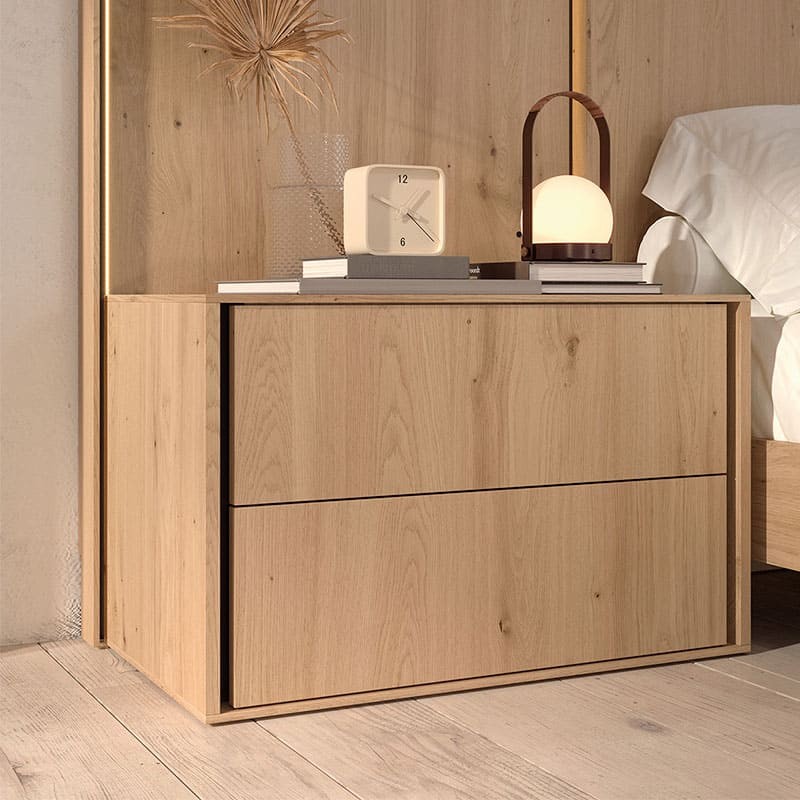 Mesita Tempo dos cajones alto 50,8