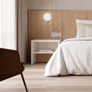 Mesita auxiliar con hueco