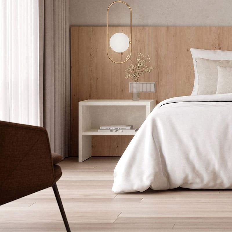 Mesita auxiliar con hueco