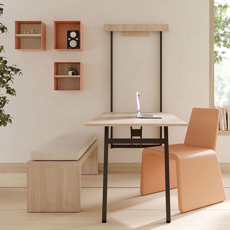 Mesa deslizante de pared