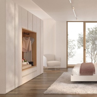 Composicion armarios y cubo central