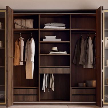 Armario cuatro puertas plegables correderas