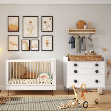 Habitacion Artic pata metalica