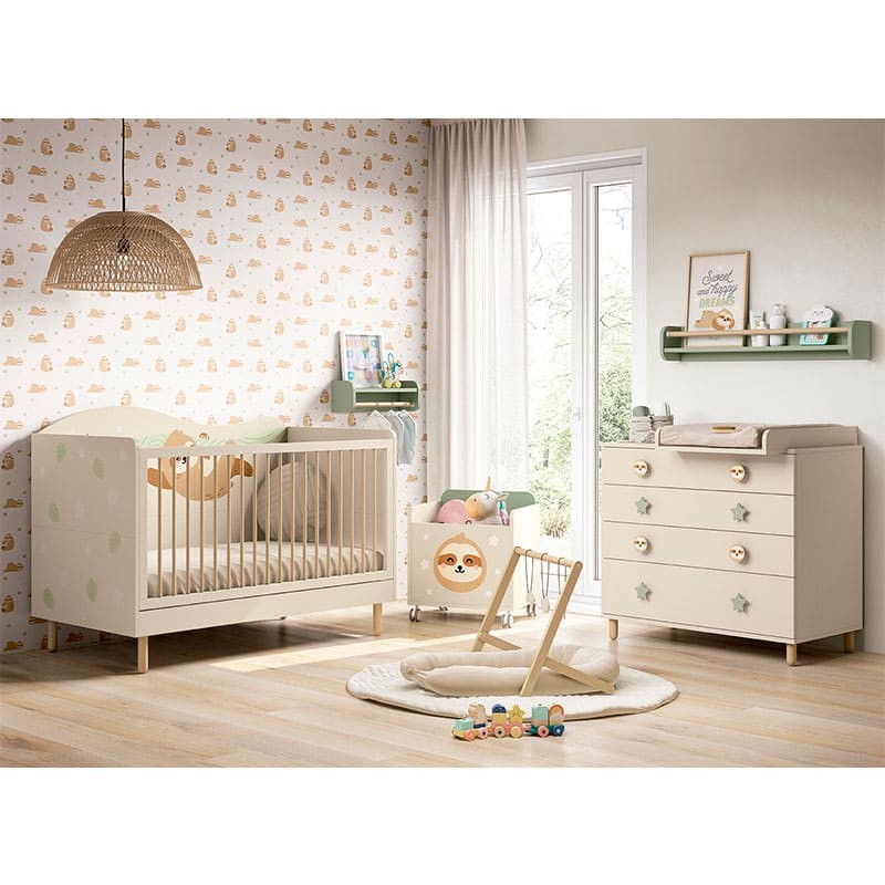 Habitacion Perezoso cuna y comoda