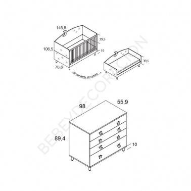Habitacion Star cuna y comoda