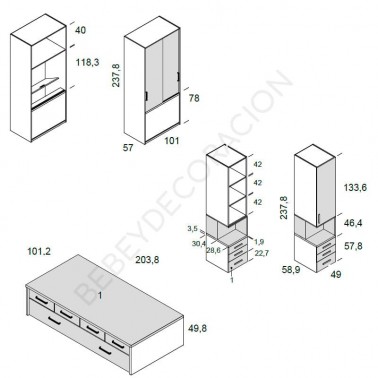 Habitacion juvenil Delulu 09