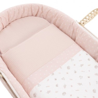 Capazo Calma Rosa Cambrass