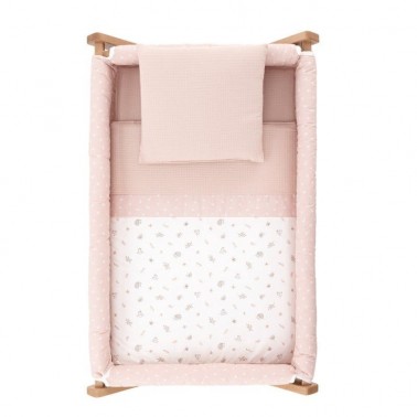 Minicuna tijera Calma Rosa Cambrass