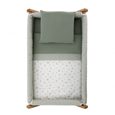 Minicuna tijera Calma Verde Cambrass