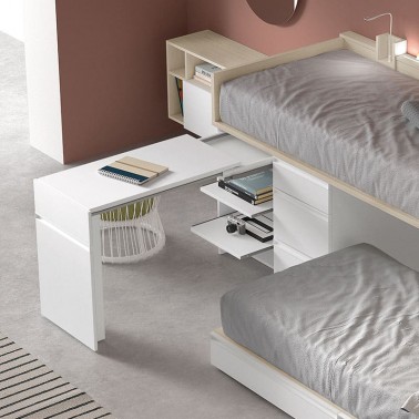 Litera Tren compacto Duo con mesa extraible