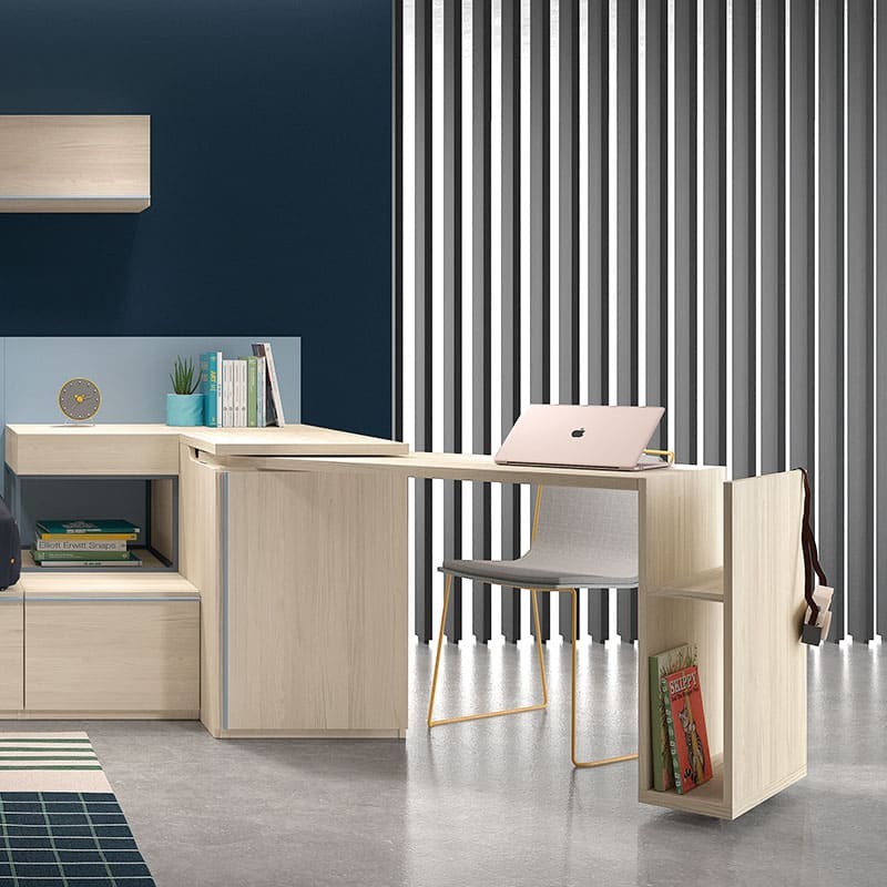 Arcon mesa giratoria con libreria