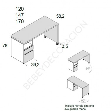 Mesa giratoria con modulo Ros