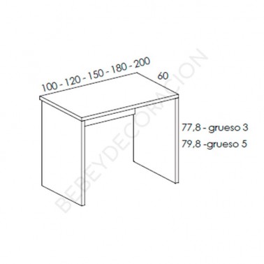 Mesa escritorio Tegar