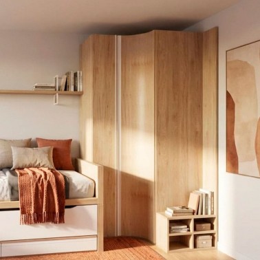 Armario rincon asimetrico curvo Montes