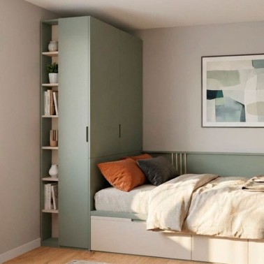 Armario con fijo y puerta lateral Montes