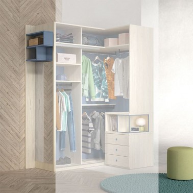 Terminal vestidor con espejo Montes