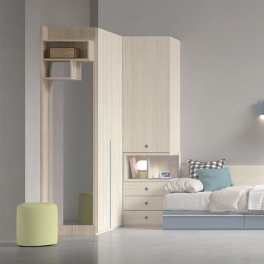 Terminal vestidor con espejo Montes