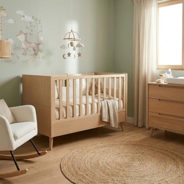 Cuna evolutiva Firenze 70x140 roble