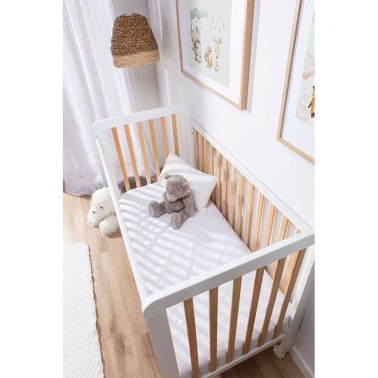 Cuna colecho Bari 60x120 con ruedas