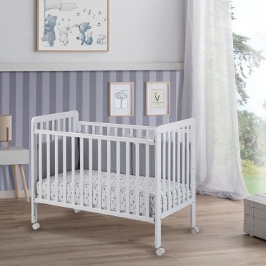 Cuna colecho Bari 60x120 con ruedas