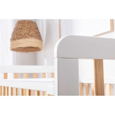 Cuna colecho Bari 60x120 con ruedas